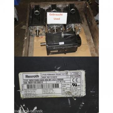 Rexroth Msk100b-0400-nn-m1-ag1-nnnn Servo Motor R911315919 Servo Motor
