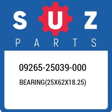 09265-25039-000 Suzuki Bearing(25x62x18.25) 0926525039000, New Genuine OEM Part